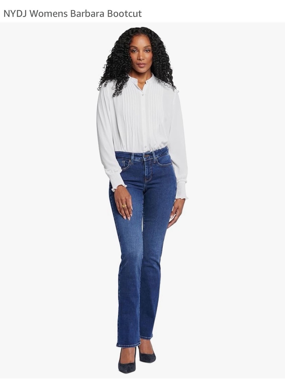 NYDJ Women's Indigo Barbara Boot Cut Jeans